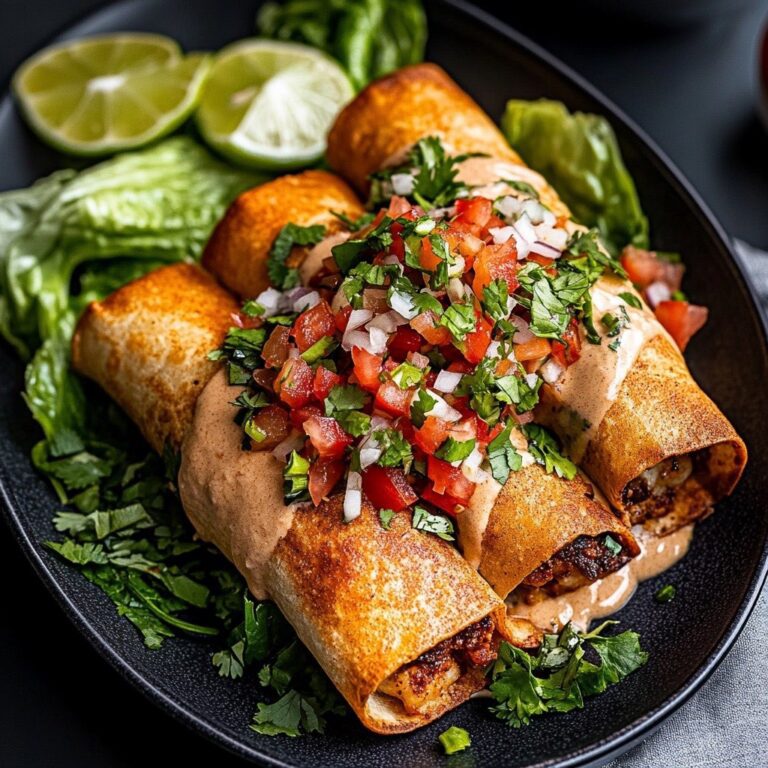 Easy Baked Chicken Chimichangas with melted cheese, spicy chicken filling, and crispy golden tortillas, ready in just 30 minutes. A healthy twist on a classic Mexican-inspired dish.